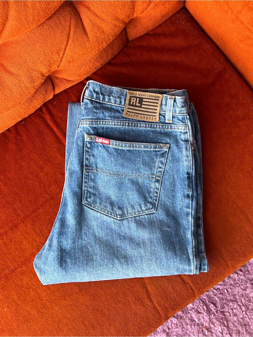 Vintage 90s Ralph Lauren RL Men’s Blue Denim Jeans